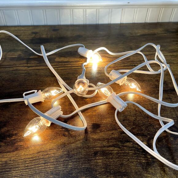 Set of 2 Boxes of 7 Lighted Lanterns Patriotic USA America Vintage Outdoor - Picture 4 of 9